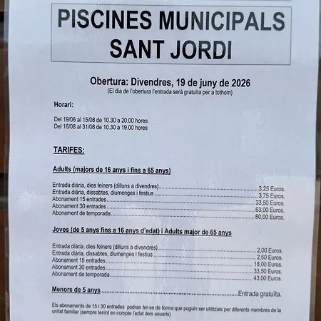 Apartament Per 6 Al Bergueda Sant Jordi de Cercs